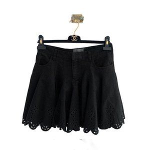 McQ Alexander Mcqueen Skater Scallop Skirt